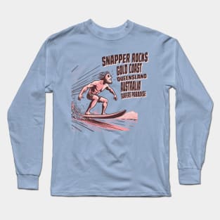 Snapper Rocks Gold Coast Australia surfing Long Sleeve T-Shirt